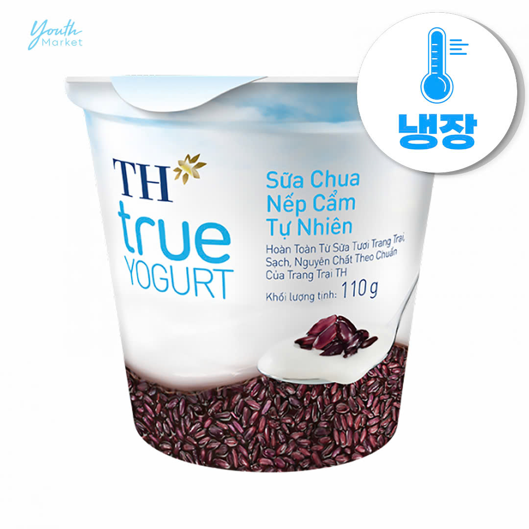 TH True_흑미 찹쌀 요거트 110G Korean grocery