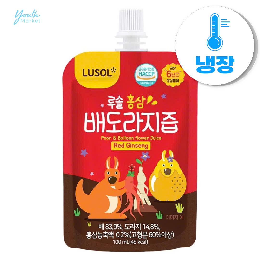 루솔_홍삼 배도라지즙 100ML Korean grocery