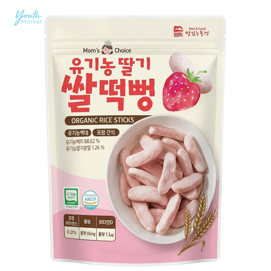 맛있는풍경_유기농 딸기 쌀떡뻥 25G Korean grocery