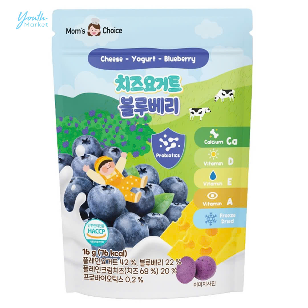 Mom's Choice_치즈요거트 블루베리 16G Korean grocery