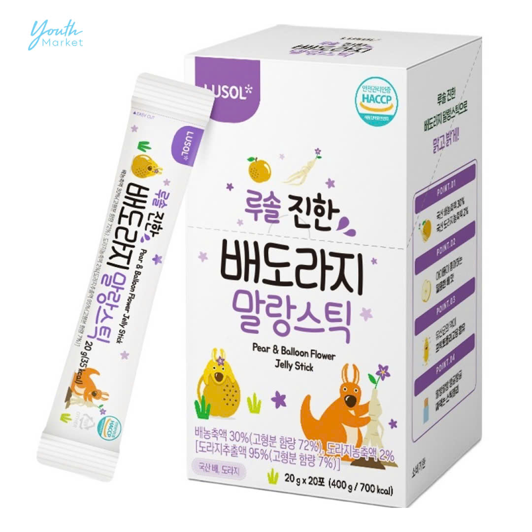 루솔_배도라지 말랑스틱 20G x 20포 Korean grocery