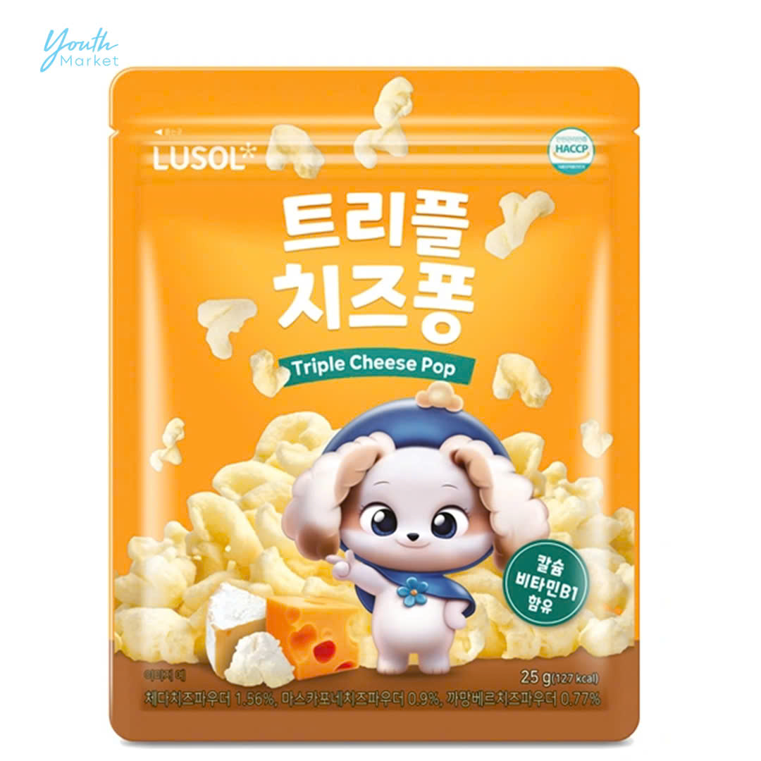 루솔_트리플 치즈퐁 25G Korean grocery